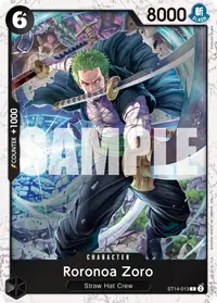 Roronoa Zoro ST14-013_p1 · Pirate foil