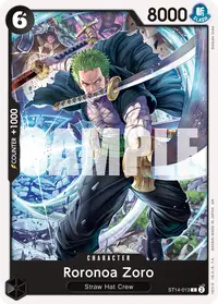 Roronoa Zoro ST14-013_r1 · Reimpresión