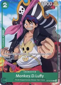 Monkey D. Luffy ST16-005_x3 · Base