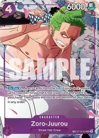 Zoro-Juurou ST18-004_p1 · Alternate art