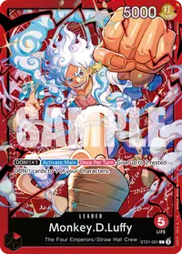 Monkey.D.Luffy ST21-001_r1 · Reimpresión