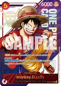 Monkey.D.Luffy ST21-014_cn2 · Arte alternativo
