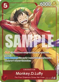Monkey.D.Luffy ST21-014_p1 · Arte alternativo