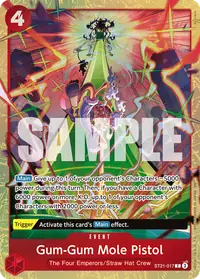 Gum-Gum Mole Pistol ST21-017_p1 · Alternate art