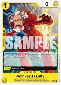 Monkey.D.Luffy ST29-012 · Base