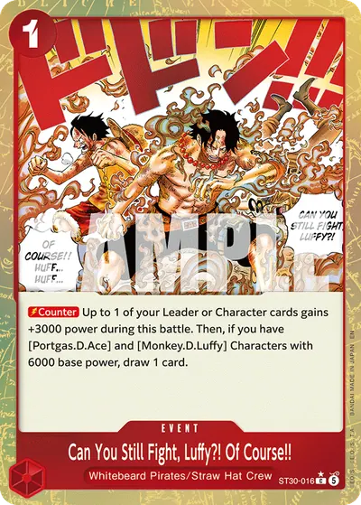 Can You Still Fight, Luffy?! Of Course!! ST30-016_p1