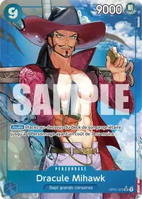 Dracule Mihawk OP01-070_p4 · Illustration alternative