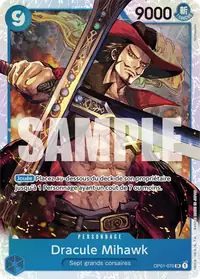 Dracule Mihawk OP01-070_r1 · Réimpression