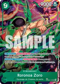 Roronoa Zoro OP06-118_fr2 · Treasure rare