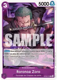 Roronoa Zoro OP09-076_r1 · Réimpression