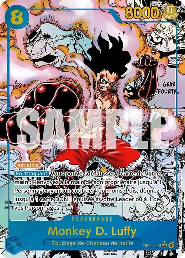 Monkey D. Luffy OP11-118_p2
