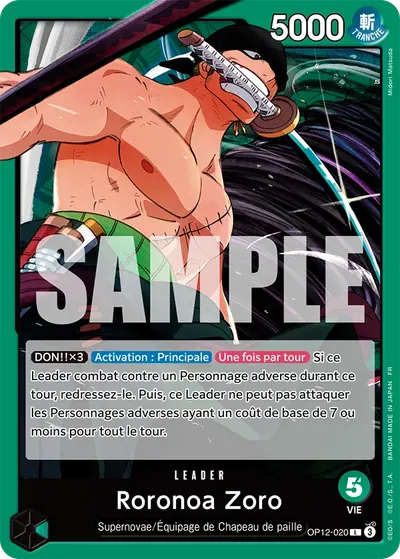 Roronoa Zoro OP12-020