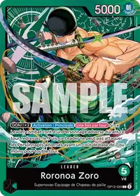 Roronoa Zoro OP12-020_p5 · Illustration alternative