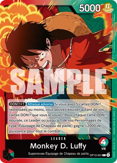 Monkey D. Luffy OP13-001