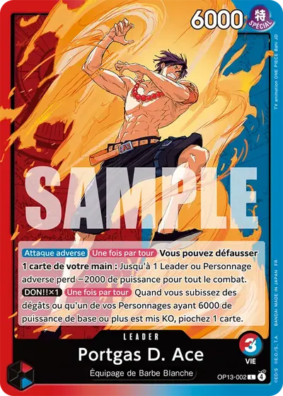 Portgas D. Ace OP13-002