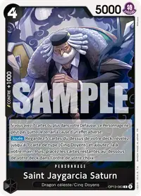Saint Jaygarcia Saturn OP13-083 · Base