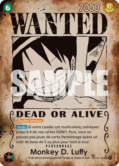 Monkey D. Luffy OP13-118_p4
