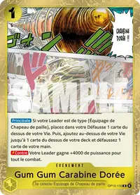 Gum Gum Carabine Dorée OP15-116 · Base