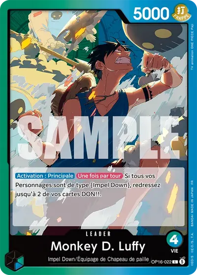 Monkey D. Luffy OP16-022