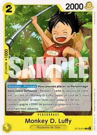 Monkey D. Luffy ST13-014_r1 · Réimpression