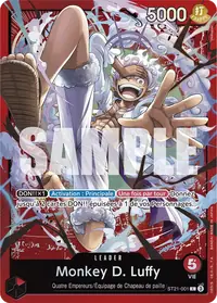 Monkey D. Luffy ST21-001 · Base
