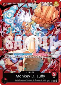 Monkey D. Luffy ST21-001_r1 · Réimpression