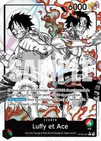 Luffy et Ace ST30-001_p1 · Illustration alternative